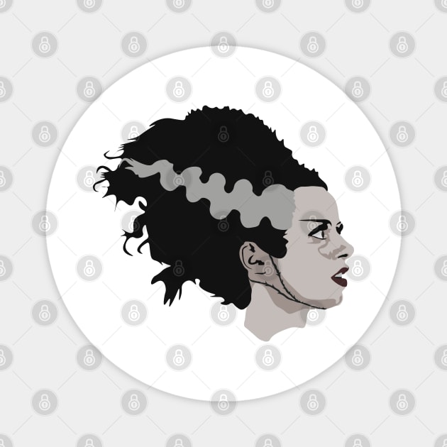 Bride of Frankenstein Magnet by FutureSpaceDesigns